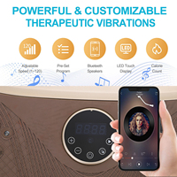 Anpassbare Power Vibration Trainings maschine ABS Material Elektro magnetische Fitness Ganzkörper Vibrations platte für den Heimgebrauch