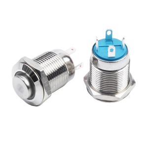 Interruptor de botón de inicio de luz de diadema, pequeño, autoreinicio, resistente al agua, 8mm, 10mm, 12mm, 16mm - Product Image 1