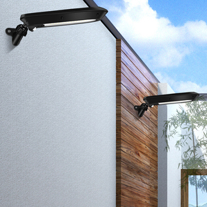 Lampe solaire murale de sécurité LED étanche IP65 en ABS, télécommandée et à intensité variable, lumière du jour 6000K, angle de faisceau 120° - Product Image 4