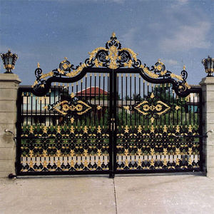 ACE Cổng Nhà Chính Thiết Kế Hàng Rào Sơn Cửa Ra Vào Bằng Sắt Rèn Tự Động - Product Image 2