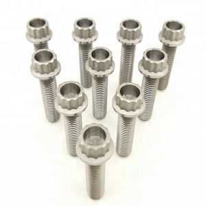 Bu Lông Mặt Bích M7 X <span class=keywords><strong>23</strong></span> M7 X 24 M8 X 32 Màu Đen Vàng Hồng Titan Anodized Gr Ti 5 12 Điểm - Product Image 4