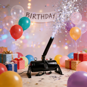 <span class=keywords><strong>Canon</strong></span> à confettis et fumée en papier TNT avec bouton-poussoir pour feux d'artifice et révélation du sexe - Product Image 1