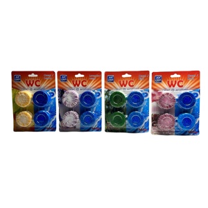 WC Deodorant Block Parfüm Toiletten block 4 Stück * 50g - Product Image 1