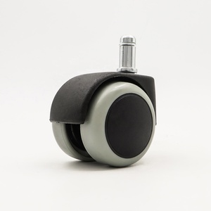 Moderne 50mm Kunststoff-Stuhlrollen mit Bremse Bürostuhl-Lenkrollen mit Feststellbremse für Schul- und Krankenhausanwendungen - Product Image 2