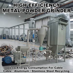 <span class=keywords><strong>Broyeur</strong></span> de poudre métallique haute performance à faible consommation d'énergie pour le recyclage des câbles usagés, acier inoxydable, alliage d'aluminium - Product Image 1