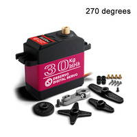 Servo numérique à engrenages métalliques à couple élevé 30KG 4.8-6.8V DS3230MG Servo étanche pour voiture RC à l'échelle 1/8 1/10 1/12 Baja