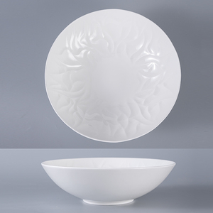 Set di stoviglie di lusso in porcellana bianca con osso in ceramica piatti piatti per la cena ciotole set zuppa bone china viola set cena - Product Image 4