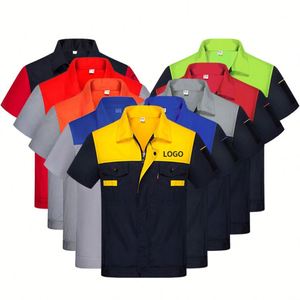 Custom <b>Construction</b> Suit <b>Overalls</b> Car Repair Clothes Factory Direct Spring Workwear Jacket and Pants Work Scrub Uniform - Product Image 3