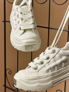 Zapatillas Casuales Retro Maillard de Lona Marrón con Plataforma y Suela Gruesa de Cuero Marrón Ciruela para Recital - Product Image 2