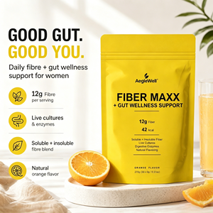 OLLI Fiber Maxx, Polvo para el Bienestar Intestinal, Sabor Naranja, Fibra Prebiótica con Probióticos <span class=keywords><strong>Vivos</strong></span> y Enzimas Digestivas - Product Image 3