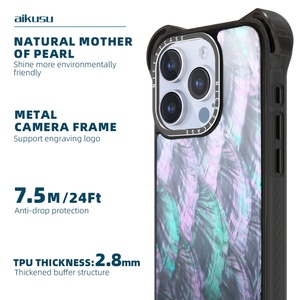 Coque de téléphone avec sangle et cordon design pour iPhone 15 Pro Max, étui antichoc pour iPhone 14 Plus, coque pour iPhone tendance - Product Image 2