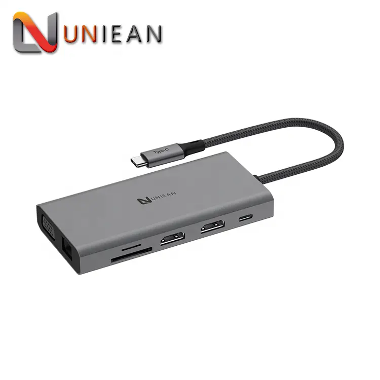 Multifunction Home OTG Computer 2x HDMI Multiport USB C 4 3.0 HUB 2.0 SD Type C Mac Mini M1 VGA