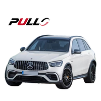Approprié pour Mercedes Benz GLC classe X253 16-19 mise à niveau à 21 GLC63 AMG body kit comprend avant et pare-chocs arrière avec grille lampes