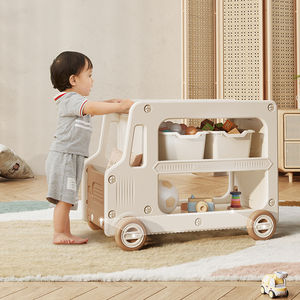 هواية شجرة عربة لعبة للأطفال موضوع خزانة البلاستيك الأثاث لعب التخزين رف - Product Image 3