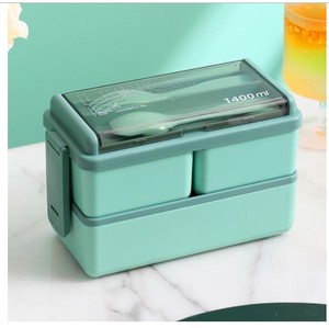 Microwave Safe Bento <b>Box</b> <b>Lunch</b> Container Plastic 3-in-1 <b>Compartment</b> Japanese Containers Divider Leakproof Plastic - Product Image 3