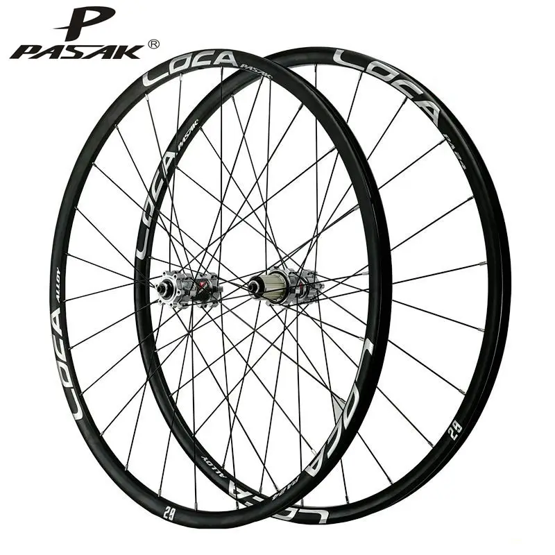 Roda Sepeda Gunung, 26/27, 5/29 Inci 24H Menggambar 4 Bantalan Jepang Hub Super Halus 700C Cakram Reflektif Logo Rim Jalan