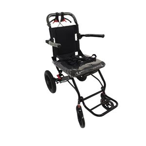 Alta qualità di trasferimento esterno portatile aereo sedia a rotelle pieghevole leggero manuale sedia a rotelle per disabili - Product Image 1