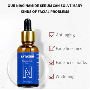 Sérum facial à la vitamine <span class=keywords><strong>B3</strong></span> Fatazen, niacinamide, minimiseur de pores du visage, extrait d'hamamélis, huile d'olive, sérum à la niacinamide - Product Image 2