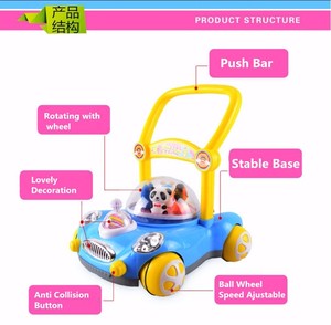 JXB Hot Selling New Model Baby Walker mit musikalischem Gummirad-Aufsitz spielzeug auto für 2-4 Jahre aus Kunststoff - Product Image 6
