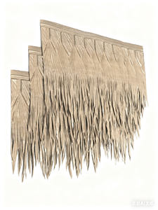 Tejas <span class=keywords><strong>de</strong></span> Techo <span class=keywords><strong>de</strong></span> Material HDPE Ignífugo <span class=keywords><strong>de</strong></span> Grado <span class=keywords><strong>B</strong></span>, Ligeras y Fáciles <span class=keywords><strong>de</strong></span> Instalar, <span class=keywords><strong>de</strong></span> Larga Duración, para Resorts, <span class=keywords><strong>en</strong></span> Oferta - Product Image 3