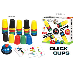 Juego de sombreros para niños, juego de tazas apilables para el cerebro, interacción entre padres e hijos, juguetes pequeños de escritorio interactivos para varias personas - Product Image 1