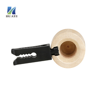 Tapa de Madera Natural para Botella de Perfume de Coche, Clip para Rejilla de Ventilación, Tapa de Rosca Ecológica Personalizada, Difusor de Aceites Esenciales, Uso Cosmético para Coche