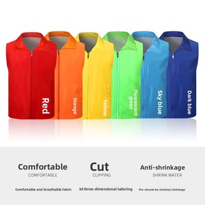 Chalecos para Voluntarios con Logotipo Personalizado, Venta Directa de Fábrica, Cuello Alto, para Todas las Temporadas, de Poliéster, para Actividades de Grupos y Miembros de Partidos - Product Image 2