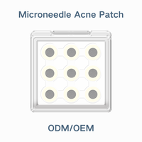 Patchs Hydrocolloïdes Anti-Acné à l'Acide Salicylique en Forme Ronde, Traitement Localisé des Boutons, Contrôle du Sébum, Soin des Imperfections, Emballage Personnalisé