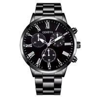 Montre à Quartz Analogique de Luxe pour Homme, Bracelet en Alliage, 40mm, Épaisseur 21mm/9mm, Verre à Chiffres Romains, Collection 2026, Meilleure Vente