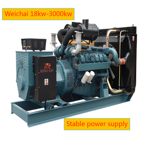 Dingxin 1500RPM con motor Weichai aire/<span class=keywords><strong>ventilador</strong></span>/generadores de turbina refrigerados por agua 20KVA-3750KVA Hotel escuela uso Genset - Product Image 6