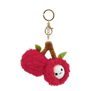 Tùy chỉnh được thiết kế trái cây nhiệt đới Ba lô mặt dây mềm sang trọng vải búp bê linh vật Keychain trẻ em 'yêu thích đồ chơi sang trọng - Product Image 2