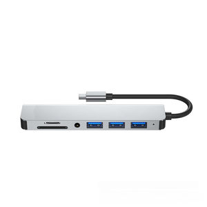 Hub <span class=keywords><strong>USB</strong></span> Type C 6 en 1 <span class=keywords><strong>Adaptateur</strong></span> pour ordinateur portable avec <span class=keywords><strong>HDMI</strong></span> 4K Lecteur de carte multiport USB3.0 Lecteur TF PD SD Tout-en-un pour ordinateur PC - Product Image 5