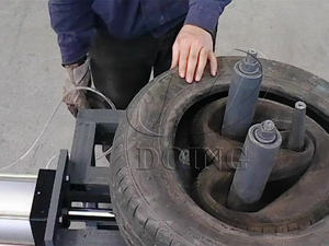 Machine efficace de regroupement de pneus Machine à doubler les pneus à fonctionnement pneumatique et sans électricité - Product Image 5