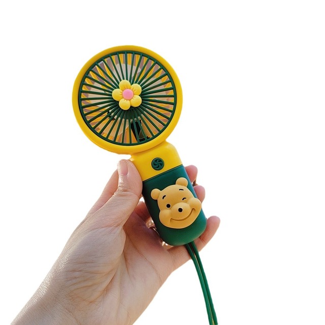 Foreign Trade Portable Charging Wireless Student usb Handheld Desktop Rechargeable 3 inch Flower Mini hand Fan