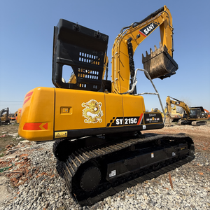 Excavadora hidráulica usada de la marca SANY SY215C, 21 toneladas, duradera, eficiente, de segunda mano, excavadora de construcción, maquinaria, engranaje de Motor central - Product Image 3