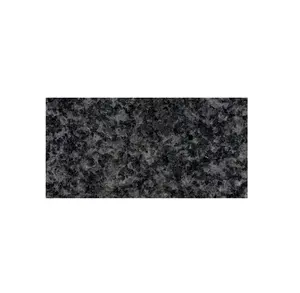 Pedra natural impala azulejos de granito preto com superfície polida abundada na china azulejos de granito 60x60