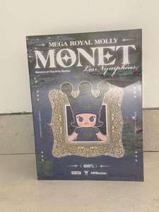 Vente en gros de figurines originales POP MART Mega Royal Molly 1000% Monet Water Lily Art Series Collection Jouet Modèle Cadeau surprise - Product Image 4