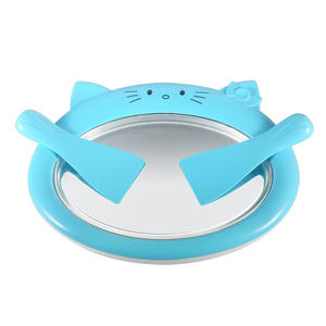 เครื่องทำโยเกิร์ตรูปแมวสีชมพู เครื่องทำไอศกรีมไฟฟ้าขนาดเล็กสำหรับเด็กพร้อมซับในสแตนเลสอเนกประสงค์ความจุ 500 มล. - Product Image 4