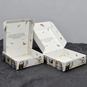 กล่องกระดาษใส่เครื่องประดับชุดเล็กกล่องใส่เสื้อผ้ากล่องกระดาษรีไซเคิลได้ตามต้องการกล่องใส่สินค้าโภคภัณฑ์ - Product Image 6