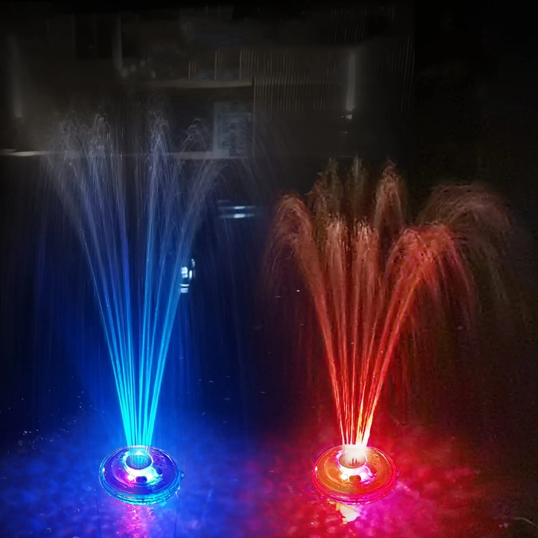 IP68 Waterproof LED Colorful Floating Japanese Garden Mermaid Angel Water Fountain Outdoor
