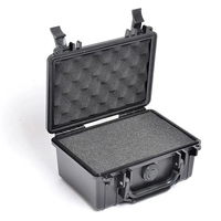 Boîtier de protection en plastique ABS personnalisé en usine boîte étanche IP67 noire, outil d'équipement de stockage OEM