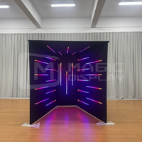 Cabine Photo Portable Personnalisable à Montage Rapide 360° avec Éclairage LED pour Événements, Fêtes, Salons Professionnels et Expositions – Style Vogue
