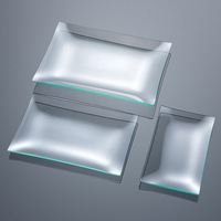 Vente en gros d'assiettes à fruits rectangulaires ovales et rondes en verre clair, plat, grande assiette de présentation pour mariage, maison, plats en forme de cœur