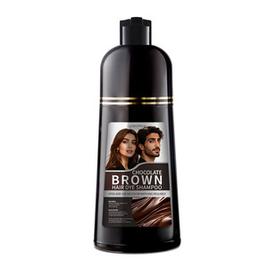 Crème colorante capillaire au <span class=keywords><strong>chocolat</strong></span>, douce et non-irritante, teinture capillaire à base de plantes pour couvrir les cheveux gris - Product Image 5