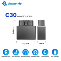 Rastreador GPS Skywonder Plug Play OBD C30 5G con Geocerca GSM, Alerta de Exceso de Velocidad, Alarma Antimanipulación, Vista de Calle en Tiempo Real y Compatibilidad con PC