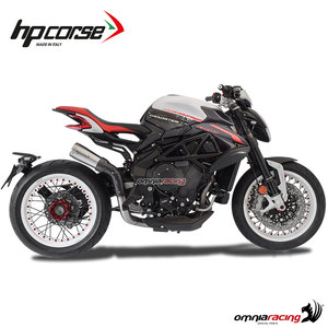 Escape de Alto Rendimiento Hpcorse GP07 en Acero Inoxidable Satinado para Mv Agusta Dragster 800 RR 2017-2020 - Product Image 2