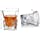Iceberg Whiskey Transparent Drinking Glasses,Wine accessaries for Whisky,Cocktail Juice,300ML (10.6 oz)