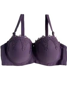 <span class=keywords><strong>Reggiseno</strong></span> da donna con ferretto, traspirante, in maglia di Spandex/Nylon, tinta unita, per tutti i giorni, estivo, taglie forti, <span class=keywords><strong>coppa</strong></span> 3/4, <span class=keywords><strong>coppa</strong></span> <span class=keywords><strong>D</strong></span>, alta qualità, all'ingrosso - Product Image 3