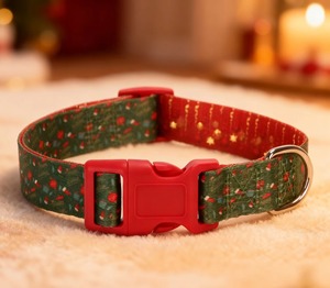 Collar de Cuerda de Remolque para Mascotas, Suministros de Internet para Gato y Perro, Cuerda de Lujo para Perro y Gato con Estampado de Papá Noel - Product Image 6
