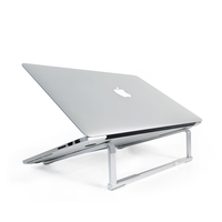 Nouveau support d'ordinateur portable pliable en alliage d'aluminium léger, support réglable portable pour ordinateur portable de 12 à 17 pouces